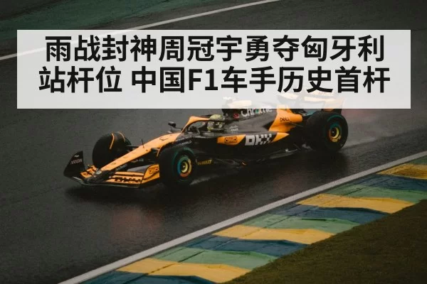 雨战封神周冠宇勇夺匈牙利站杆位 中国F1车手历史首杆